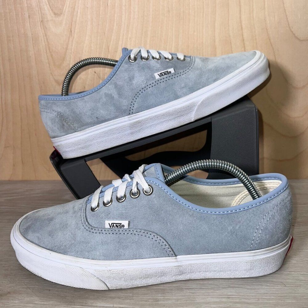 Vans Authentic Pig Suede With‎ Scotchgard Light Blue Men's 8.5 Women's 10